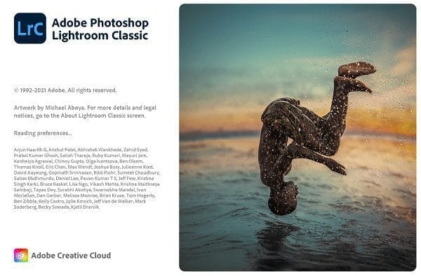 Adobe Lightroom Classic 2022 หน้าจอการใช้งานของโปรแกรม Adobe Lightroom Classic 2022
