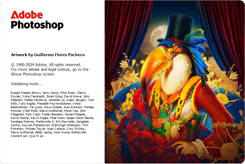 โลโก้ของโปรแกรม Adobe Photoshop 2025 v26.11.6