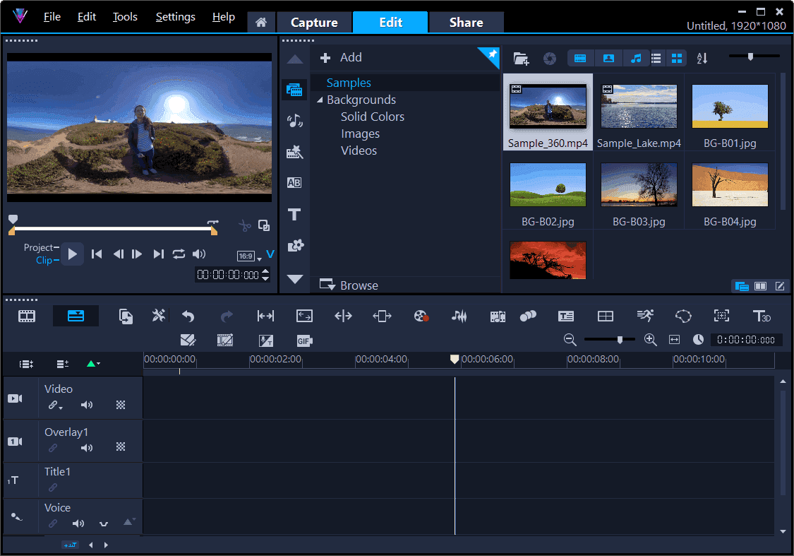 ภาพประกอบการใช้งานโปรแกรม Corel VideoStudio Ultimate 2023 v26.2.0.311 ลำดับที่ 3