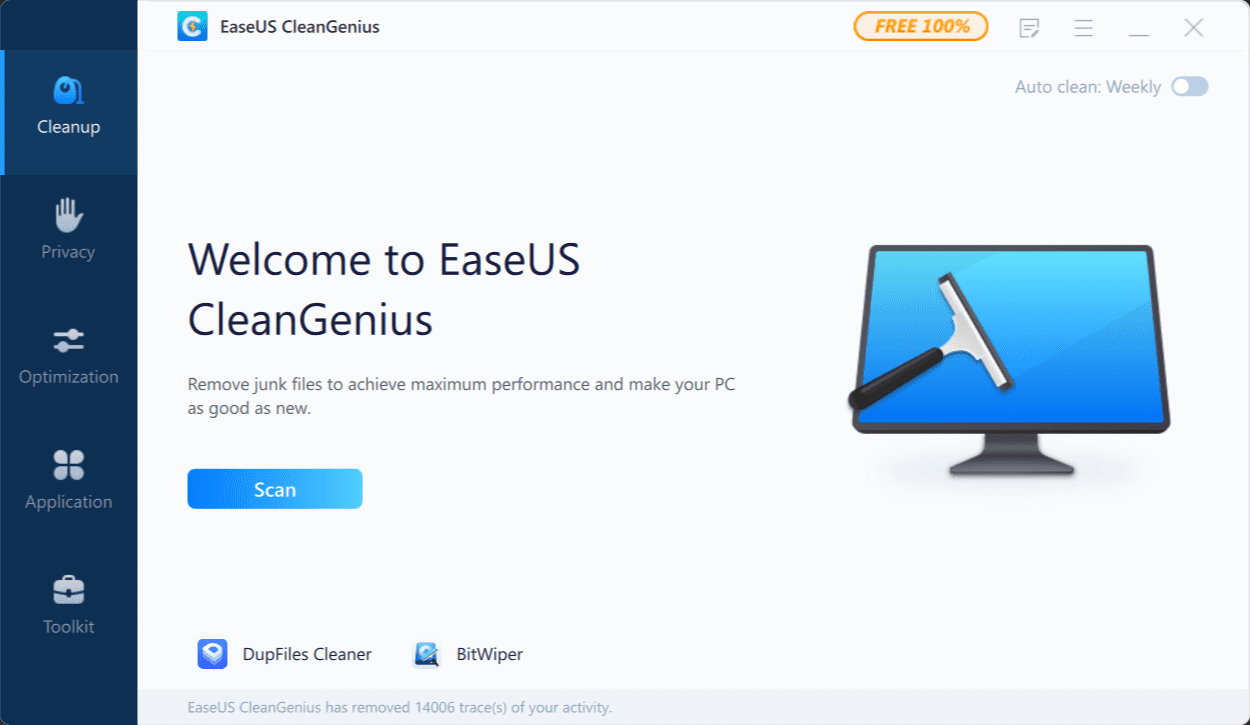 ภาพประกอบการใช้งานโปรแกรม EaseUS CleanGenius v3.0.4.0 Free – An extremely effective junk file re ลำดับที่ 3
