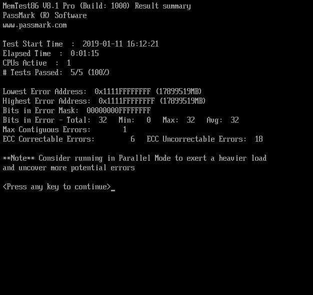 ภาพประกอบการใช้งานโปรแกรม MemTest86 Pro 11.7 (ISO) ลำดับที่ 4
