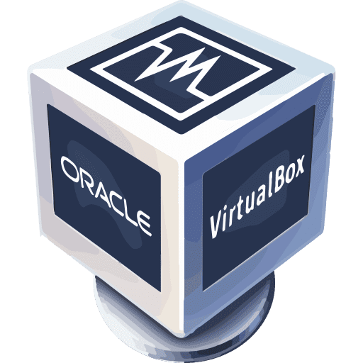 โลโก้ของโปรแกรม VirtualBox 7.2.14