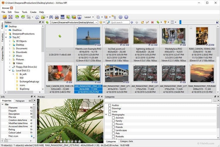 ภาพประกอบการใช้งานโปรแกรม XnView MP 1.11.5 ลำดับที่ 2
